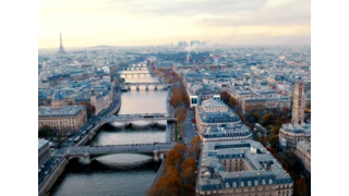 The Seine, Paris - Flycam 4k
